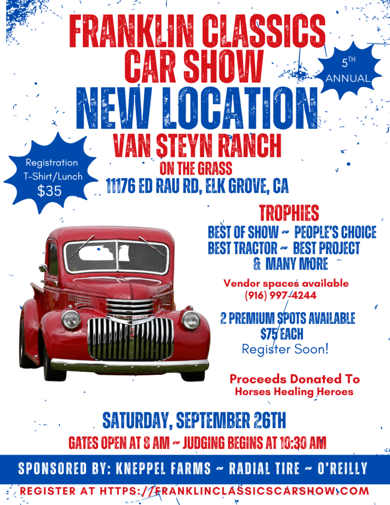 2026 Franklin Classics Car Show flyer