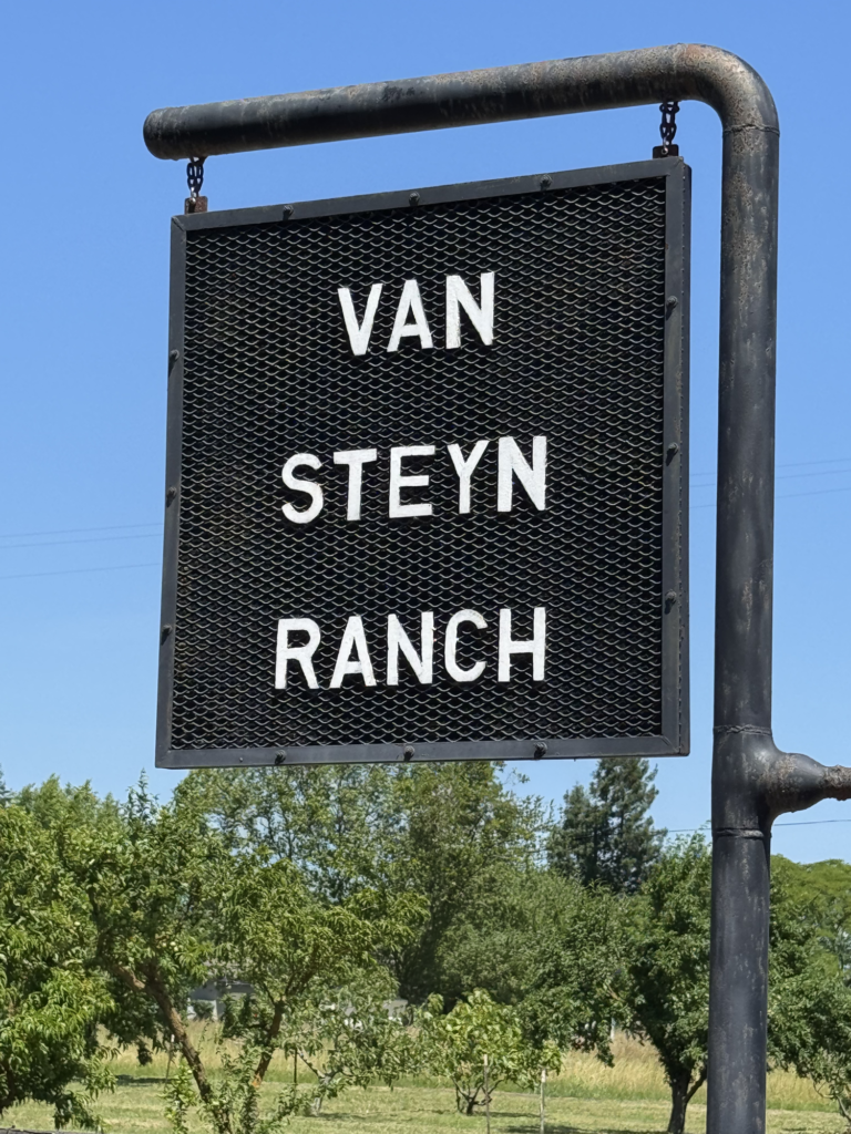 Van Steyn Ranch sign